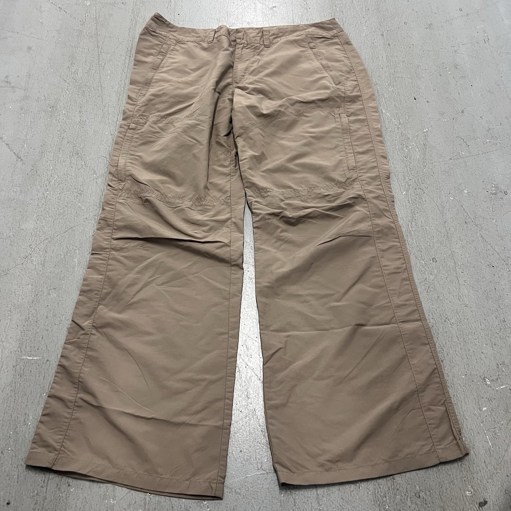 Kathmandu Women's Cargo Hiking Pants Brown Size 18 Outdoors 8 Pockets 100% Nylon